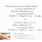 Knowing Ahead: Birth Announcements