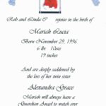 Going Longer : Birth Announcements