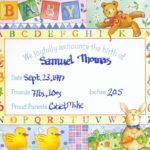 Going Longer : Birth Announcements